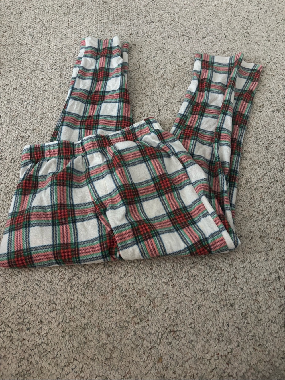 Wondershop Plaid Fleece Pants - Green, Red & Blue